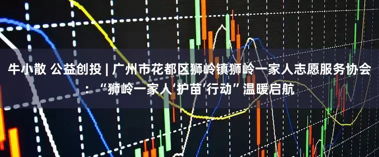 牛小散 公益创投 | 广州市花都区狮岭镇狮岭一家人志愿服务协会：“狮岭一家人‘护苗’行动”温暖启航